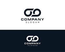 infinity logo design-bokstav oo logo design-connect oo vektor logotyp