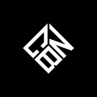 Cbn-Brief-Logo-Design auf schwarzem Hintergrund. Cbn kreatives Initialen-Buchstaben-Logo-Konzept. cbn Briefgestaltung. vektor