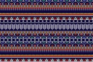 geometrisk abstrakt etnisk mönsterdesign. Aztec tyg matta mandala ornament textil dekorationer tapet. tribal boho infödda etniska kalkon traditionell broderi vektor bakgrund