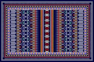 geometrisches abstraktes ethnisches Musterdesign. aztekischer Stoff Teppich Mandala Ornamente Textildekorationen Tapete. tribal boho native ethnische türkei traditionelle stickerei vektor hintergrund