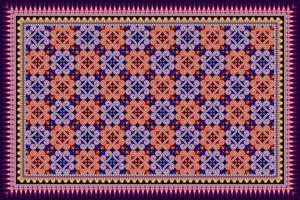 ikat ethnisches nahtloses musterdesign abstrakte geometrische aztekische stoffteppichverzierung chevron textildekoration tapete. Tribal Truthahn afrikanisch indianisch amerikanisch traditioneller Stickereivektor vektor