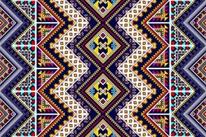 Ikat abstraktes geometrisches ethnisches Musterdesign. aztekischer Stoff Teppich Mandala Ornament ethnische Chevron Textildekoration Tapete. Stammes-Boho einheimischer ethnischer Truthahn traditioneller Stickereivektor vektor