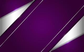 abstrakt modern lila bakgrund kombination med linje metalliskt glödande vektor