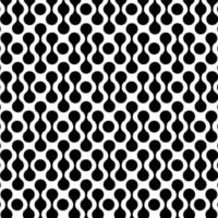 sömlösa prickar geometriska svarta och vita mönster vektor bakgrund