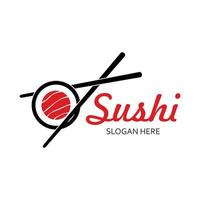 Sushi-Essen-Logo vektor