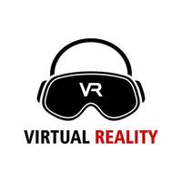 Virtual-Reality-Glaslogo vektor