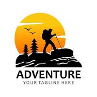 Abenteuer-Vektor-Logo vektor