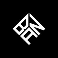 bam-Buchstaben-Logo-Design auf schwarzem Hintergrund. bam kreative Initialen schreiben Logo-Konzept. Bam-Buchstaben-Design. vektor