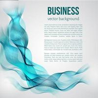 hellblaue sich bewegende wellenlinien. Business-Hintergrund. einfach zu bearbeitende Designvorlage für Ihre Präsentationen. vektor
