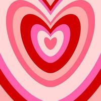 Design mit rosa Herzen vektor