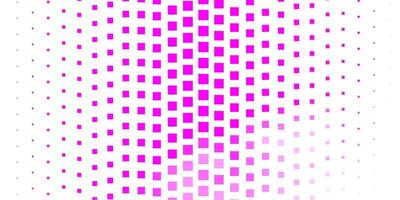 hellviolettes, rosa Vektormuster im quadratischen Stil. vektor