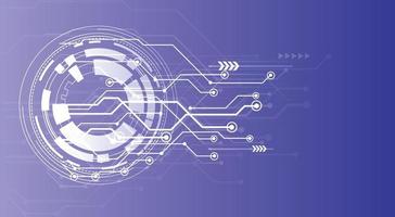 abstrakter Technologiehintergrund. geometrischer abstrakter hintergrund mit einfachen elementen. Technologie oder Wissenschaftsdesign vektor