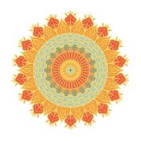 Mandala Linienvorlage vektor