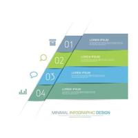 Business-Infografik-Vorlage mit Symbol, Vektor-Design-Illustration vektor