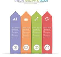 business infographic mall med ikon, vektor design illustration