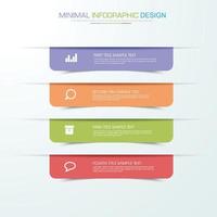 business infographic mall med ikon, vektor design illustration