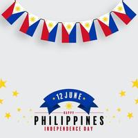Unabhängigkeitstag der Philippinen vektor