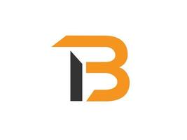 b logotyp. kreativ b-logotypdesign. symbol vektor