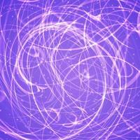 abstrakter neonhintergrund chaotische kurven mit leuchtenden partikeln. Synthwave-Sci-Fi-Kulisse im Retro-Stil von 1980. lila Spiralvektorillustration. einfach zu bearbeitende Vorlage für Ihr Design. vektor