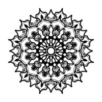 handgezeichnetes Mandala. dekoration in ethnischer orientalischer gekritzelverzierung. vektor