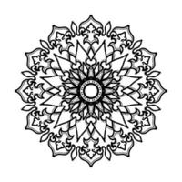 handgezeichnetes Mandala. dekoration in ethnischer orientalischer gekritzelverzierung. vektor