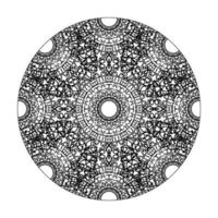 handgezeichnetes Mandala. dekoration in ethnischer orientalischer gekritzelverzierung. vektor