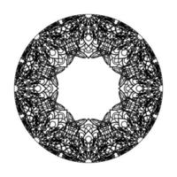 handgezeichnetes Mandala. dekoration in ethnischer orientalischer gekritzelverzierung. vektor