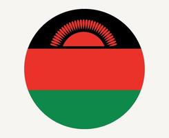 malawis flagga nationella Afrika emblem ikon vektor illustration abstrakt designelement