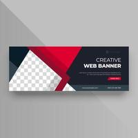 Business-Cover-Banner-Vorlage vektor