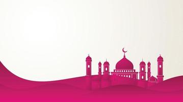 islamischer hintergrund. Eid Mubarak-Hintergrund. Ramadan-Kareem-Hintergrund. vektor