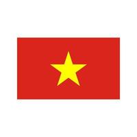Vietnam flache mehrfarbige Ikone vektor