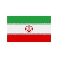 Iran flaches mehrfarbiges Symbol vektor