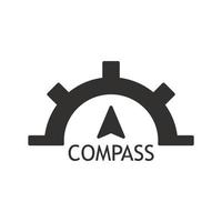 Kompasssymbole symbolen Vektorelemente für das Infografik-Web vektor