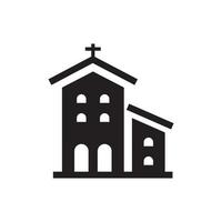 Kirchengebäudeikonen symbolen Vektorelemente für infographic Netz vektor