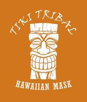 Tiki Stammes-Vektordesign, Zeichenstil