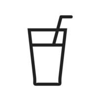 Symbol für alkoholfreie Getränke vektor