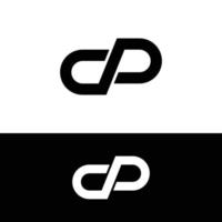 cp cp pc Buchstabe Monogramm Anfangslogo Designvorlage. geeignet für allgemeine Sportarten, Fitness, Baufinanzierung, Unternehmen, Geschäft, Firmengeschäft, Bekleidung in einfachem, modernem Stil, Logo-Design. vektor