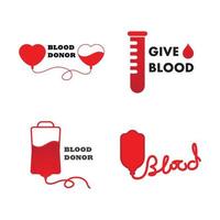 blod illustration logotyp vektor
