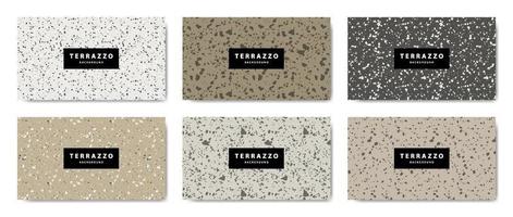 Terrazzo Bodentapete Hintergrund vektor