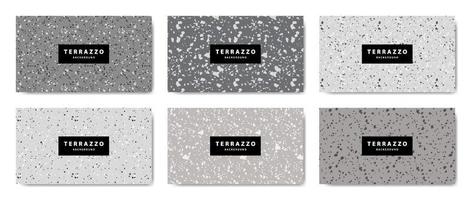 Terrazzo Bodentapete Hintergrund vektor