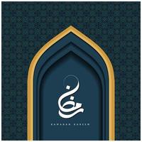 Ramadan-Kareem-Post vektor