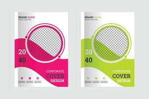 stad bakgrund kreativ modern företagsföretag bokomslag designmall a4 vektor