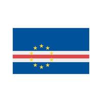 Kap Verde flaches mehrfarbiges Symbol vektor