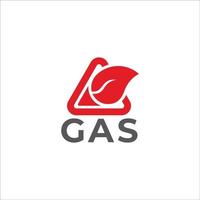 Dreieck Gasflamme geometrisches Design Symbol Logo Vektor