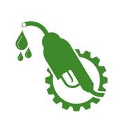 Öko-Kraftstoff, Biodiesel für Ökologie und Umwelt helfen der Welt mit umweltfreundlichen Ideen vektor