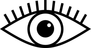 Augensymbol Bilder mit offenen Augen vektor