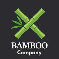 buchstabe x bambus logo vorlage illustration. passend für Ihr Unternehmen. vektor