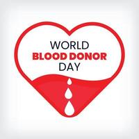 världens blodgivare dag 14 juni vektor blodgivare dag bakgrund