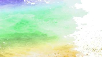 buntes pastellfarbenes Zeichenpapier Textur Vektor helles Banner, Druck. Aquarell abstrakte nasse handgezeichnete Farbflüssigkeitskarte für Gruß, Poster, Design, Kunsttapete
