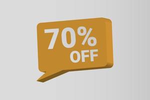 70 procent rabatt på försäljning 3d textruta vektor designelement